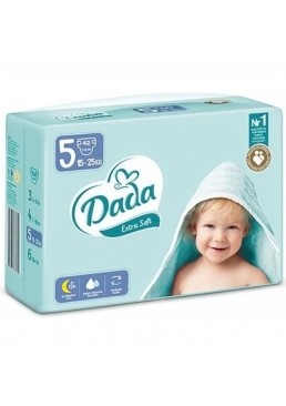 Підгузки дитячі Dada Extra Soft, розмір 5 (15–25 кг), 42 шт